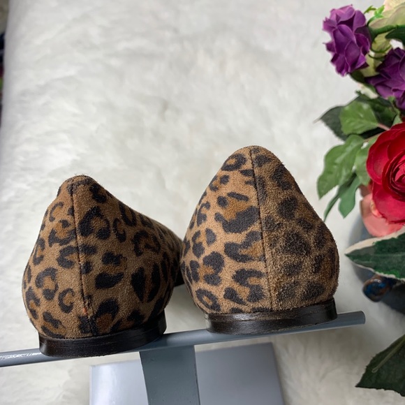 Super cute Issac shoes leopard print open toes. All leather made in Italy 🇮🇹 - Picture 4 of 8